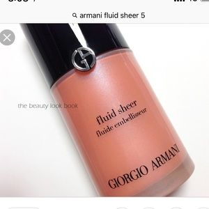 Giorgio Armani fluid sheer in 5, 8 or 10
